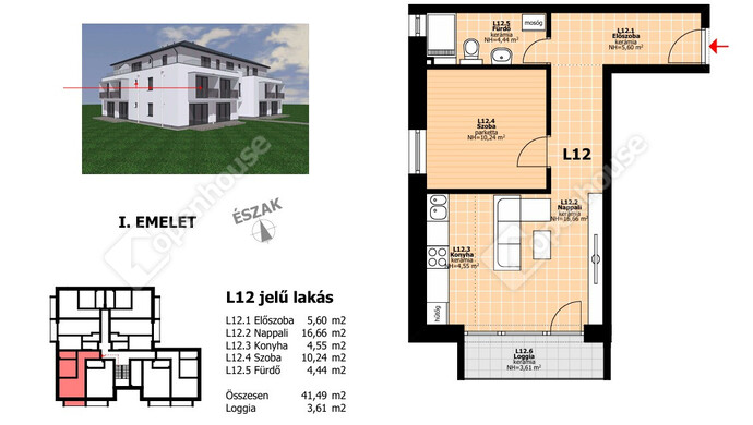 0. kép | Eladó Társasházi lakás, Hegyeshalom (#178485)