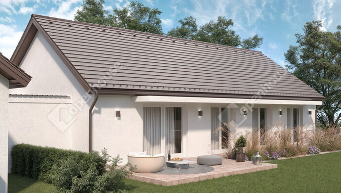 3. kép | tervrajz kivűlről | Eladó Ikerház, Veresegyház (#176960)