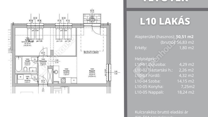 13. kép | Eladó Társasházi lakás, Szeged (#182242)
