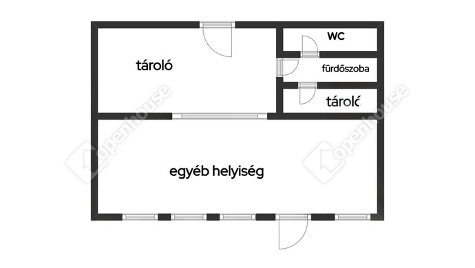0. kép | Tájékoztató jellegű alaprajz | Eladó Üzlethelyiség, Székesfehérvár (#182330)