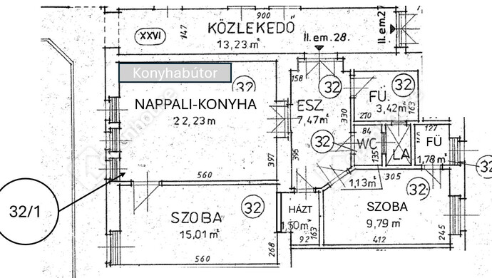 2. kép | Eladó Téglaépítésű lakás, Budapest VI. Ker. (#179254)