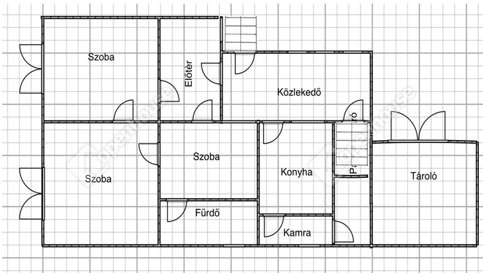 17. kép | Az alaprajz tájékoztató jellegű | Eladó Családi ház, Hegykő (#180660)