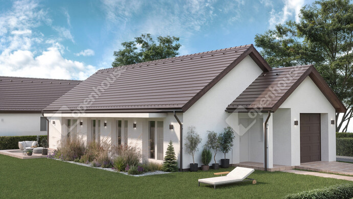 1. kép | tervrajz kivűlröl | Eladó Ikerház, Veresegyház (#176960)