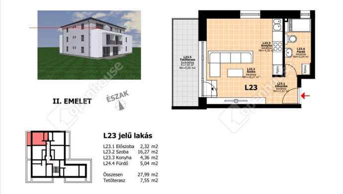 0. kép | Eladó Társasházi lakás, Hegyeshalom (#178484)