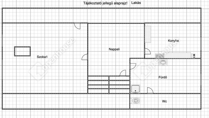 55. kép | Tetőtér alaprajz | Eladó Családi ház, Zalaszentiván (#180330)