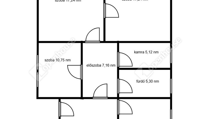 8. kép | Alaprajz | Eladó Családi ház, Barcs (#176095)