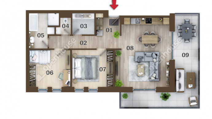 0. kép | Eladó Társasházi lakás, Komárno (#176568)