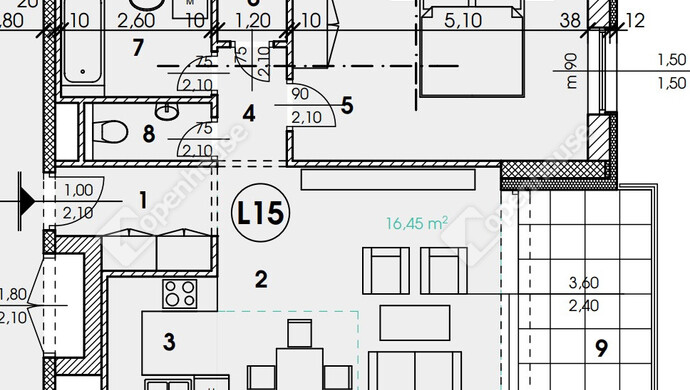 0. kép | Kiadó Társasházi lakás, Győr (#180859)