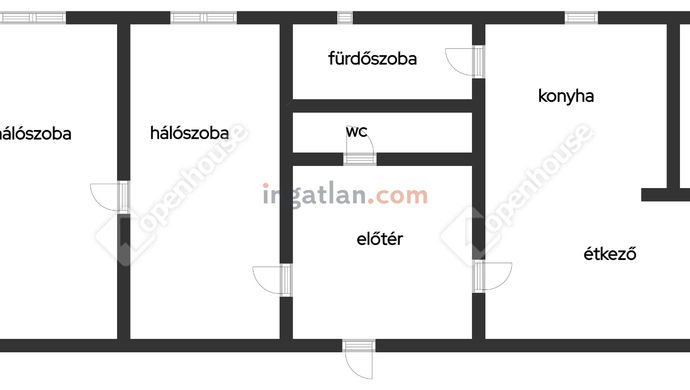 1. kép | sematikus | Eladó Társasházi lakás, Zákány (#170477)