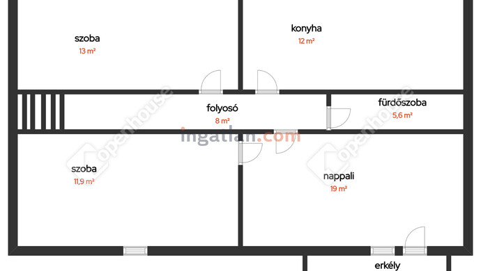 1. kép | Kiadó Társasházi lakás, Komárom (#179646)