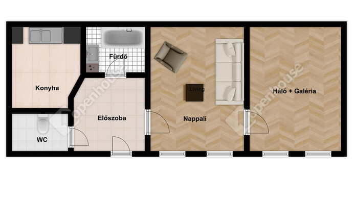 0. kép | Alaprajz | Eladó Társasházi lakás, Budapest VI. Ker. (#176843)