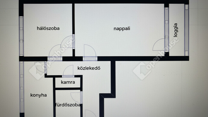 0. kép | Alaprajz | Eladó Társasházi lakás, Szeged (#180855)