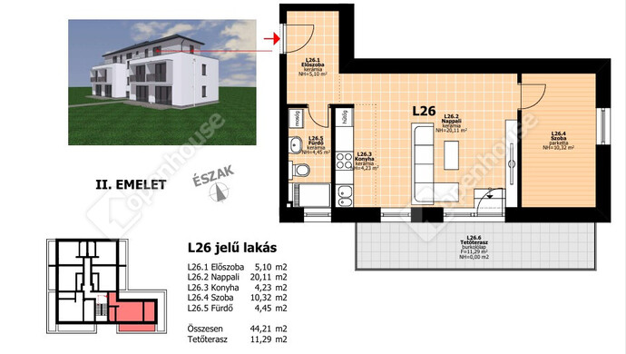 0. kép | Eladó Társasházi lakás, Hegyeshalom (#178483)