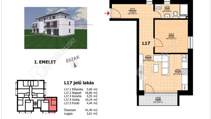 0. kép | Eladó Társasházi lakás, Hegyeshalom (#178486)