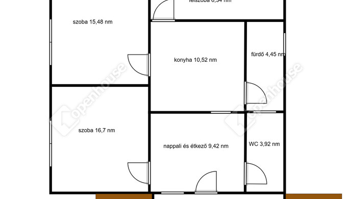 0. kép | Alaprajz | Eladó Családi ház, Barcs (#176265)