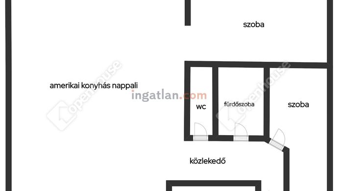 4. kép | sematikus  alaprajz | Eladó Társasházi lakás, Nagykanizsa (#161730)