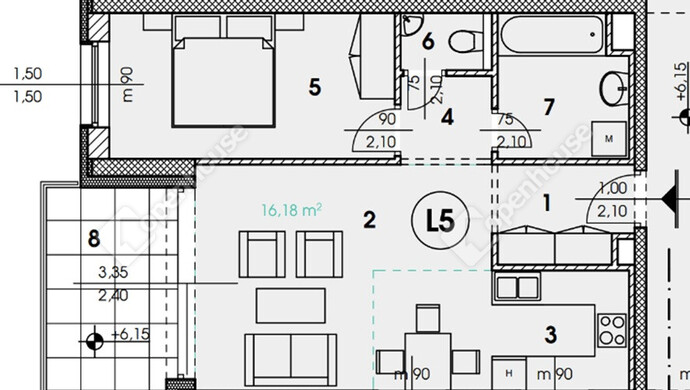 0. kép | Kiadó Társasházi lakás, Győr (#180183)