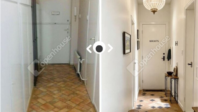 2. kép | Előszoba felújítási látványterve | Eladó Társasházi lakás, Szeged (#180855)