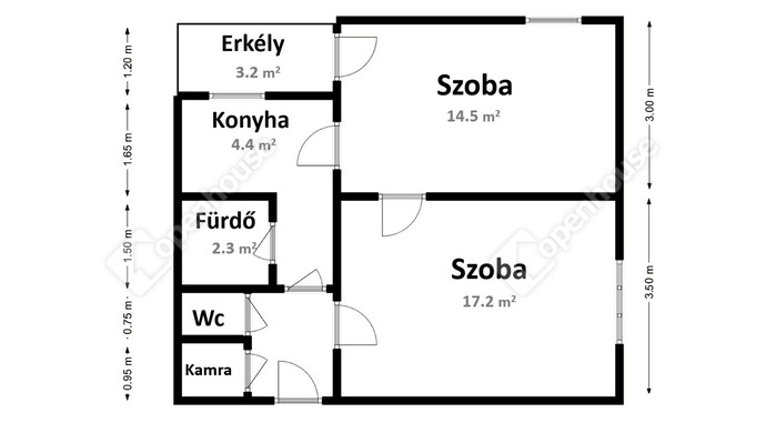 2. kép | Eladó Társasházi lakás, Miskolc (#181130)