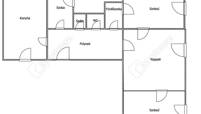 0. kép | Alaprajz | Eladó Társasházi lakás, Budapest VI. Ker. (#175758)