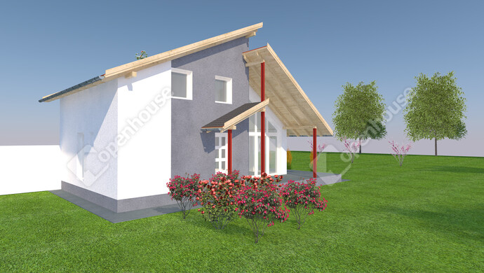 1. kép | Látványterv | Eladó Családi ház, Sződliget (#179624)