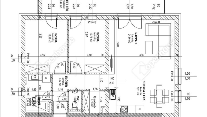3. kép | Eladó Társasházi lakás, Győr (#178495)