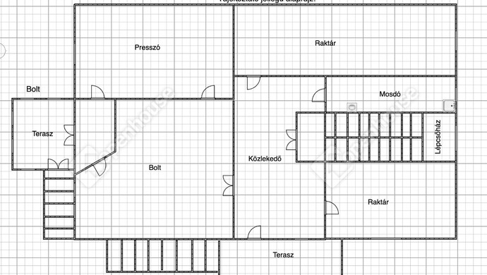 56. kép | Földszint alaprajz | Eladó Családi ház, Zalaszentiván (#180330)