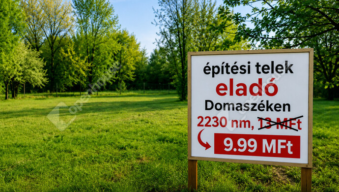 0. kép | Eladó Telek, Domaszék (#182149)