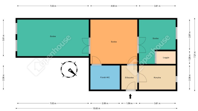 2. kép | Eladó Társasházi lakás, Debrecen (#178141)