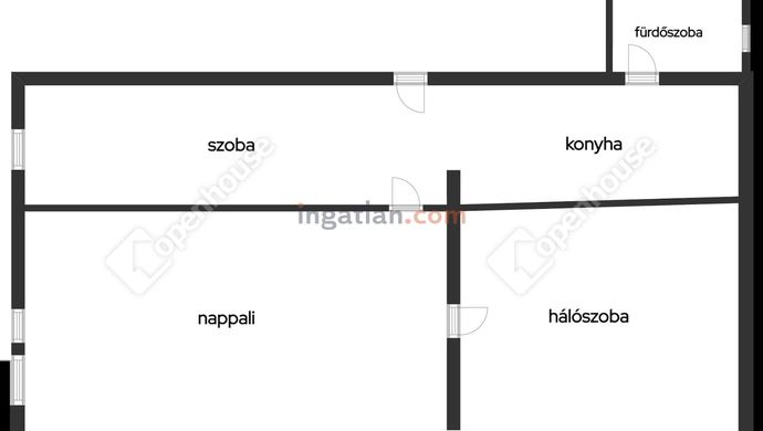 0. kép | sematikus | Eladó Társasházi lakás, Nagykanizsa (#168701)