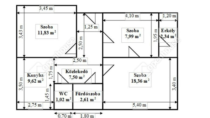 13. kép | Kiadó Társasházi lakás, Miskolc (#174953)