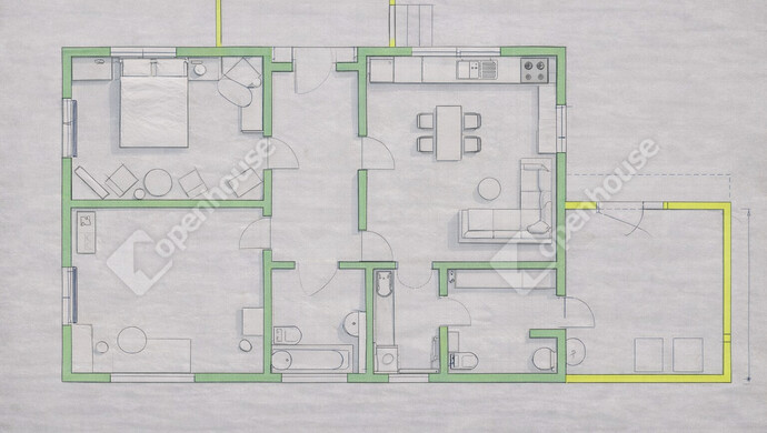0. kép | Tájékoztató jellegű alaprajz | Eladó Családi ház, Sárszentmihály (#181087)