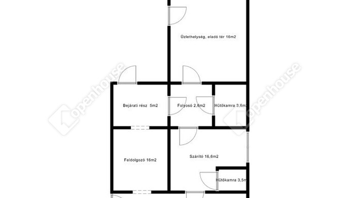 1. kép | Üzem, húsfeldolgozó, házrész. | Eladó Családi ház, Pilis (#178002)