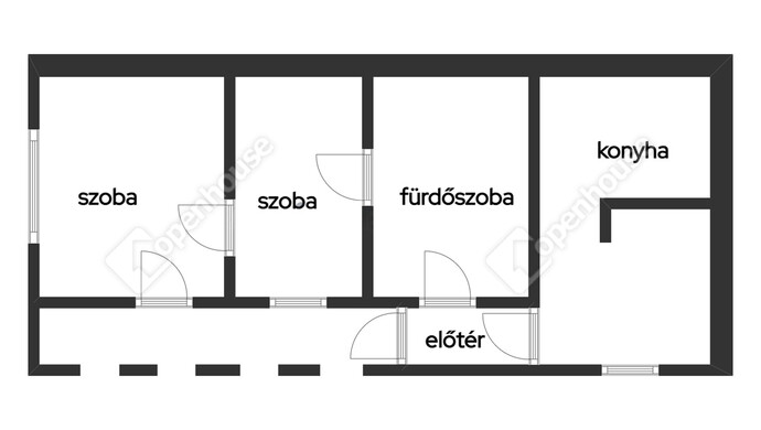 0. kép | Tájékoztató jellegű alaprajz | Eladó Családi ház, Sukoró (#179442)