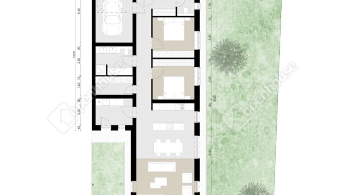 0. kép | Alaprajz | Eladó Ikerház, Várbalog (#180062)