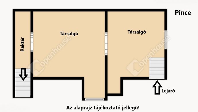 2. kép | Az alaprajz tájékoztató jellegű! | Eladó Családi ház, Veszprém (#158092)