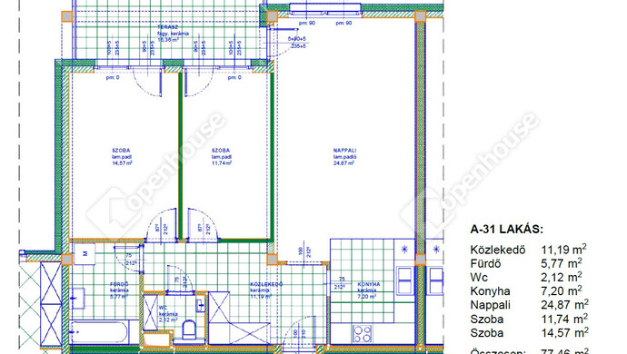 3. kép | Eladó Társasházi lakás, Miskolc (#178771)