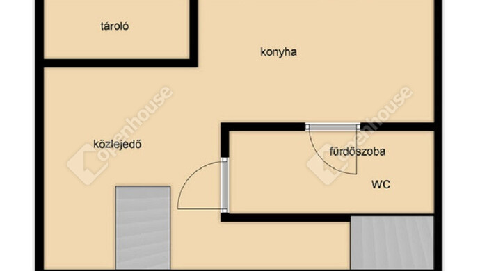 1. kép | alacsony fszt | Eladó Házrész, Debrecen (#178366)
