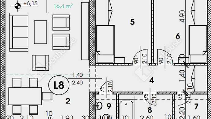 0. kép | Kiadó Társasházi lakás, Győr (#180833)