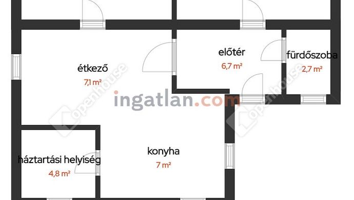 0. kép | alaprajz | Eladó Családi ház, Vámosgyörk (#168946)