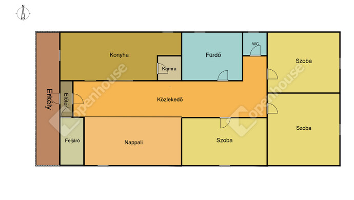 2. kép | sematikus | Eladó Társasházi lakás, Nagykanizsa (#178329)