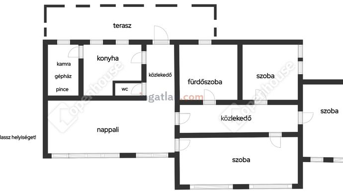 4. kép | Sematikus  | Eladó Családi ház, Nagykanizsa (#159975)