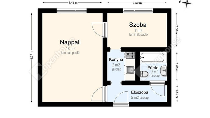 2. kép | Eladó Társasházi lakás, Miskolc (#179130)