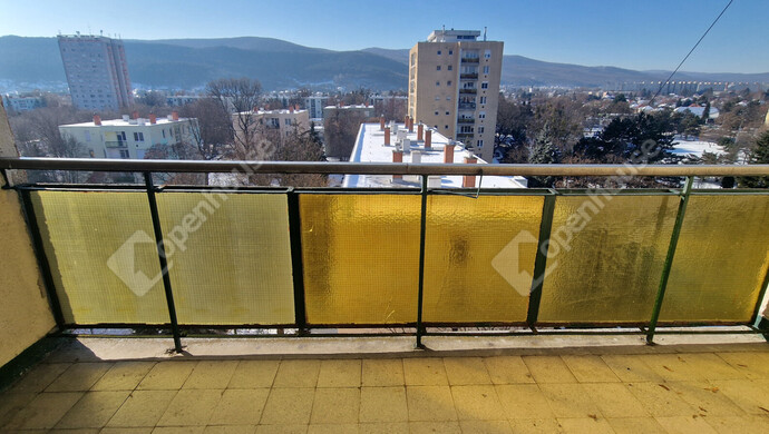 7. kép | Loggia kilátás | Eladó Társasházi lakás, Miskolc (#179248)