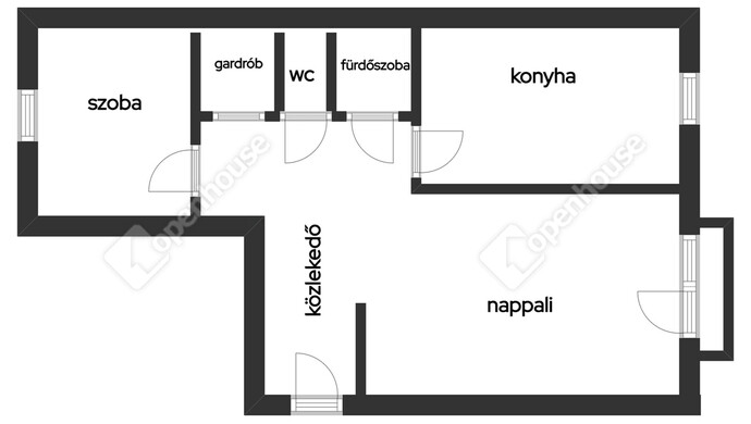 0. kép | Tájékoztató jellegű alaprajz | Eladó Társasházi lakás, Székesfehérvár (#178617)