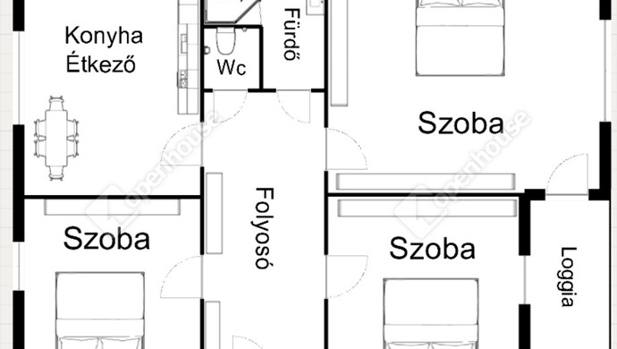 1. kép | Eladó Téglaépítésű lakás, Debrecen (#183065)