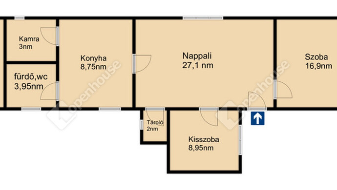0. kép | Alaprajz | Eladó Családi ház, Dombóvár (#175388)