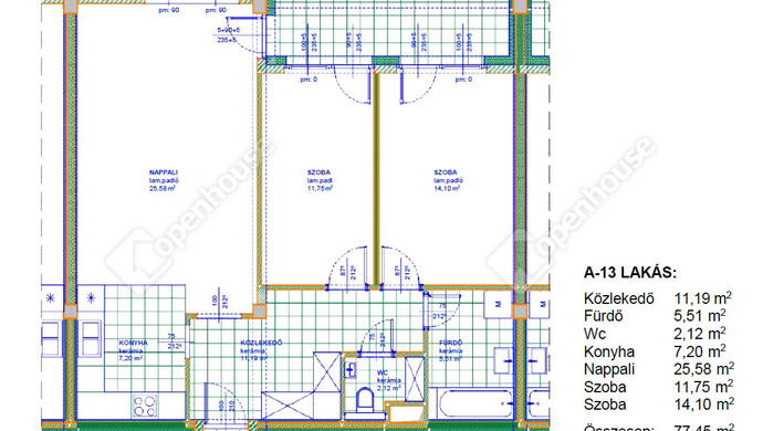 2. kép | Eladó Társasházi lakás, Miskolc (#178773)