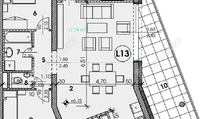 0. kép | Kiadó Társasházi lakás, Győr (#180838)