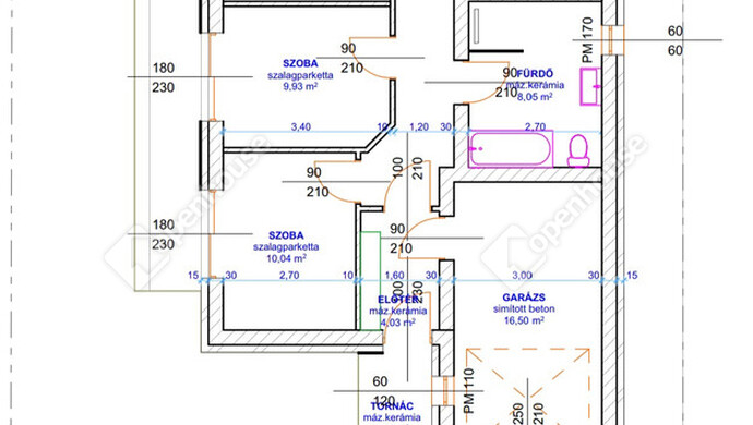 0. kép | alaprajz | Eladó Ikerház, Veresegyház (#176960)